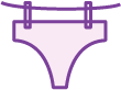Secar calzones menstruales